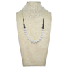 Collier tissé - Cristal de roche